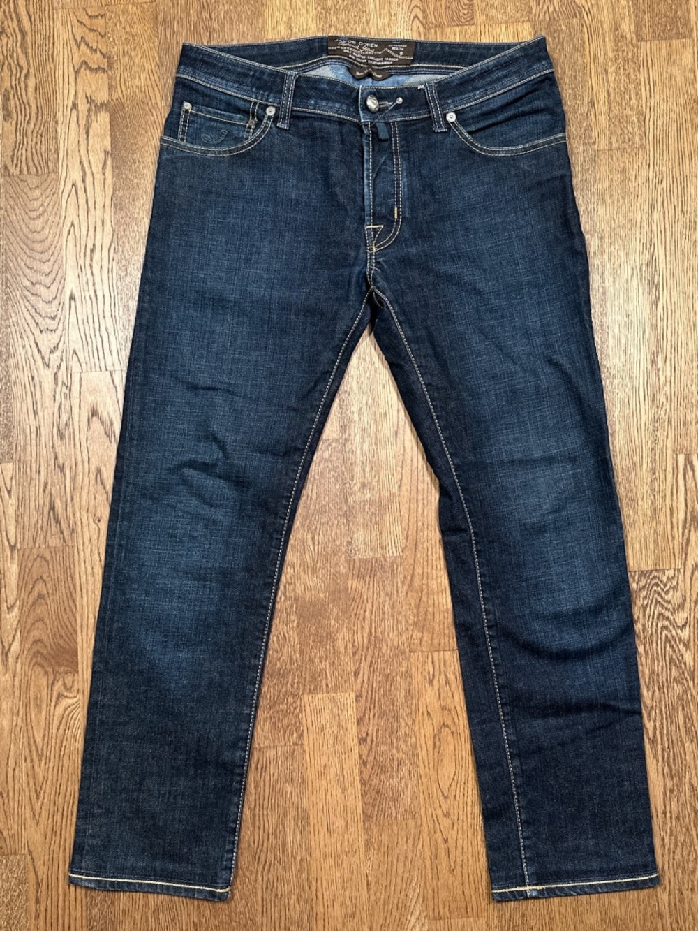 Jacob Cohen 622 J622 Comfort Slim Tapered Blue Denim Jeans Mens 33
